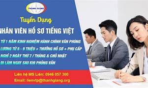 Du Học Thanh Giang Tuyển Dụng