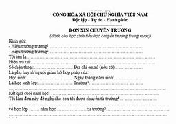 Hồ Sơ Chuyển Trường Bậc Tiểu Học Sinh